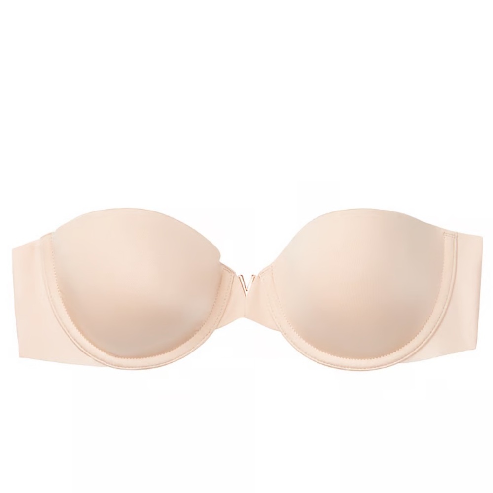 Victorias Secret Nude Illusions Smooth Uplift strapless bra in size 32B